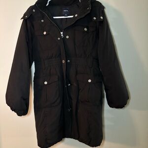 GAP Kids Black Hooded Jacket